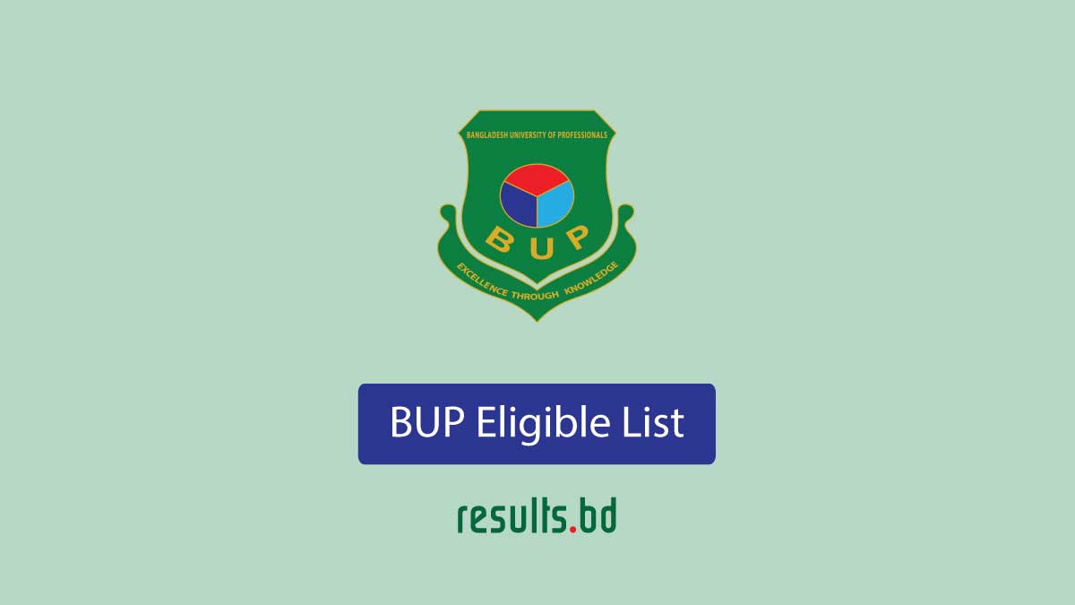 BUP Eligible List