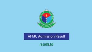 AFMC Admission Result