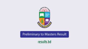 Masters Preliminary Result